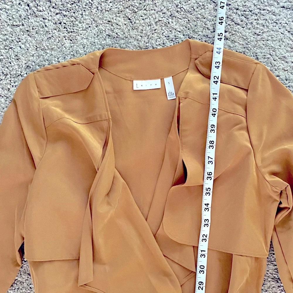 ✨Leith Faux Suede Trenchcoat✨ - Picture 4 of 4